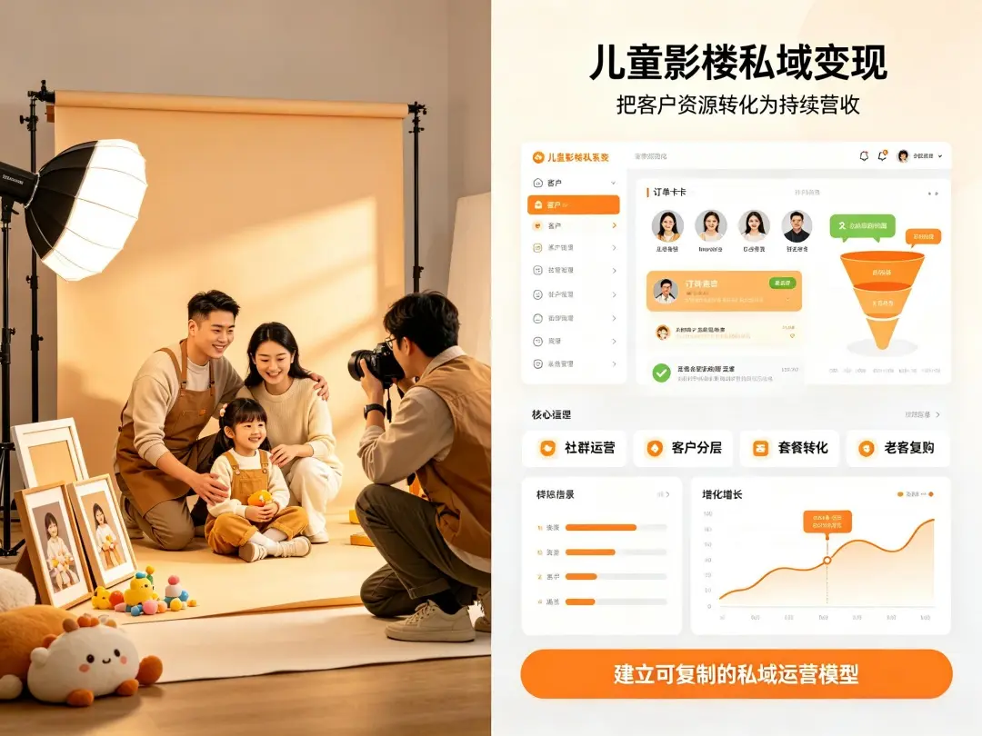儿童摄影免费体验活动私域吸粉方案