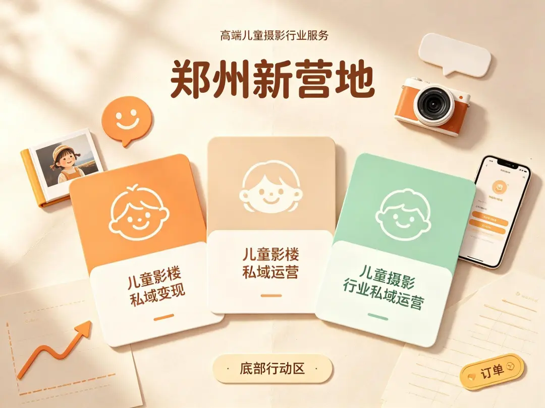 儿童摄影免费体验活动私域吸粉方案