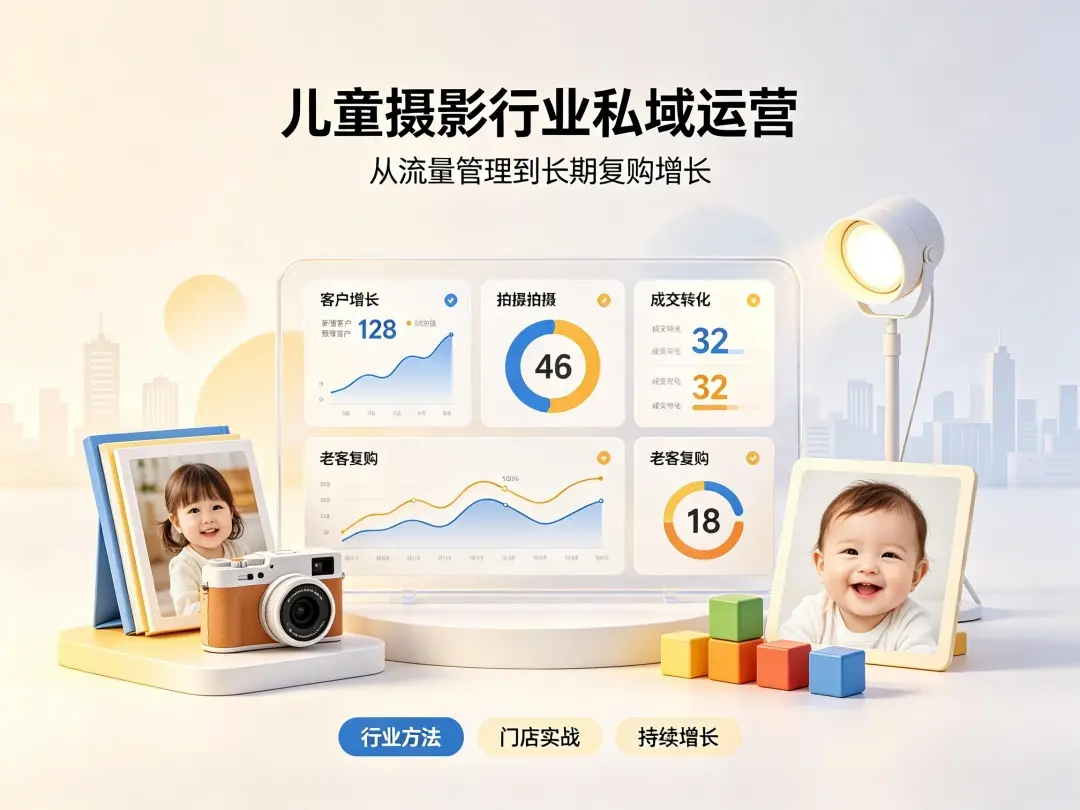 儿童影楼异业合作私域获客渠道，新营地拆解5个落地方法
