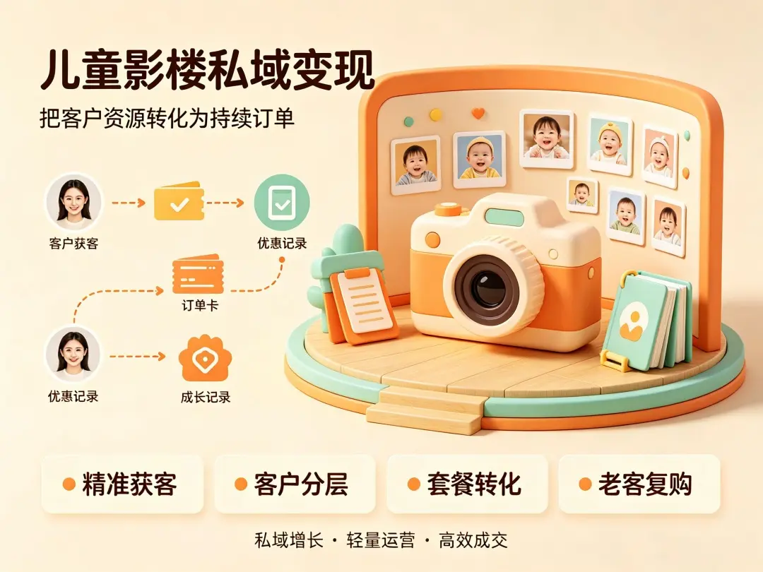 儿童影楼异业合作私域获客渠道
