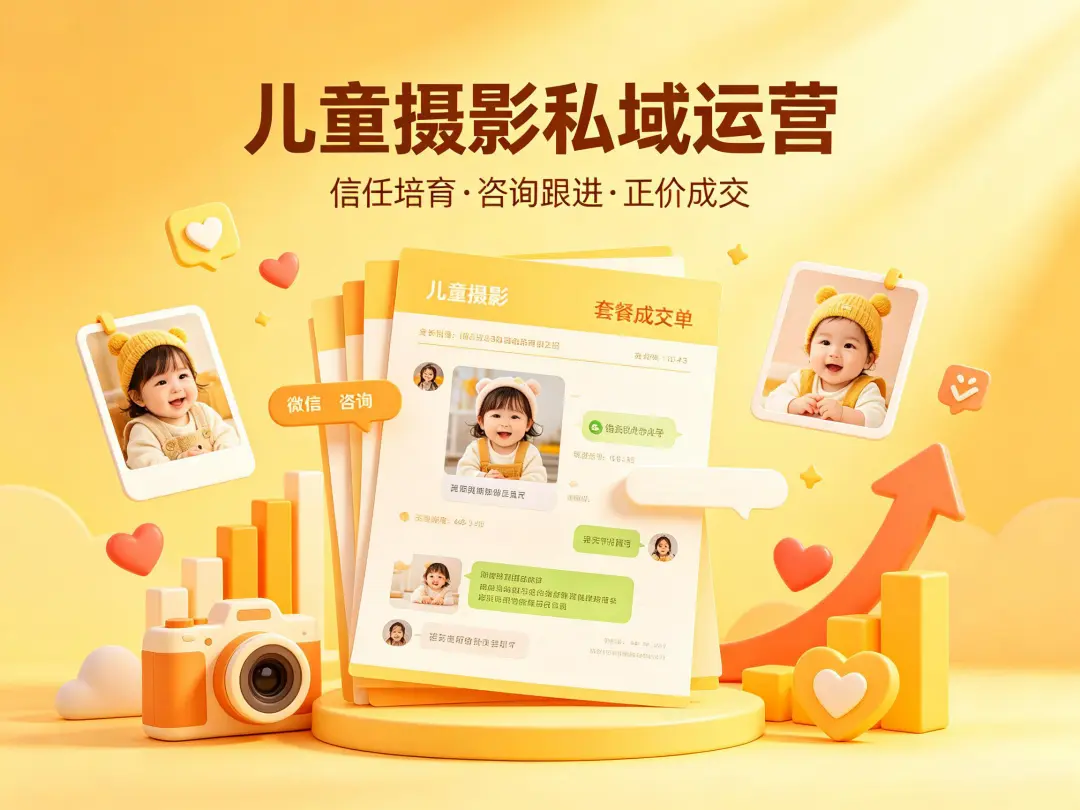 儿童影楼大一销辅导,到店陪跑和线上课程怎么选