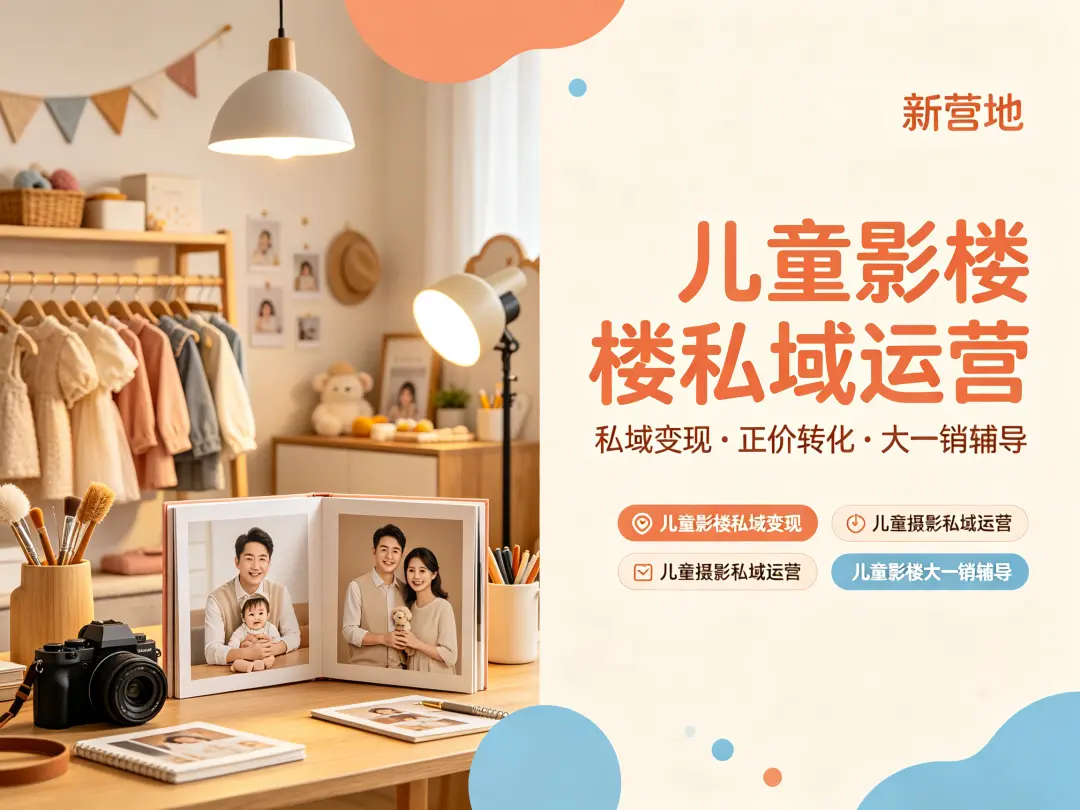 儿童影楼老客复购提升方法,抓住成长周期