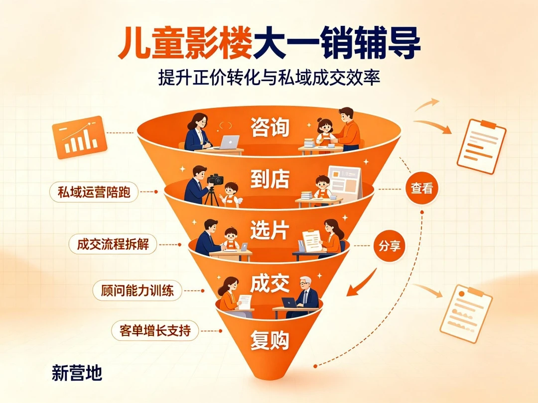 儿童影楼大一销辅导选哪家？新营地对比“课程型”和“陪跑型”的区别